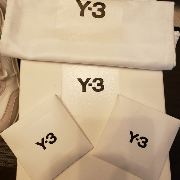 Adidas Y-3 Unisex AJATU RUN SNEAKERS CORE WHITE IN OFF WHITE - Picture 4 of 9